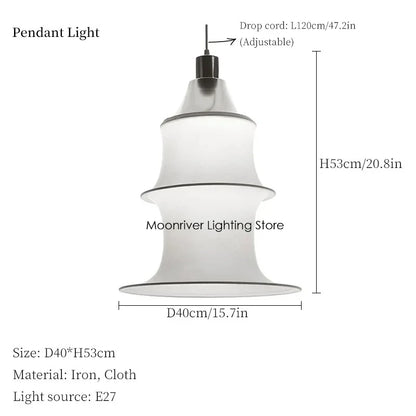 Loft Style Fabric lamp