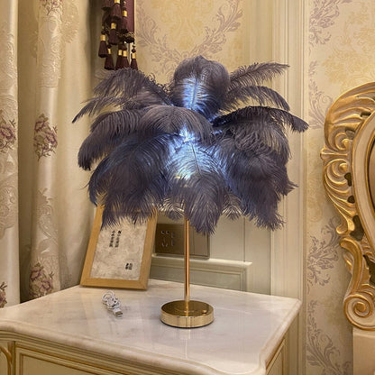 Fluffy Glow Touch Lamp