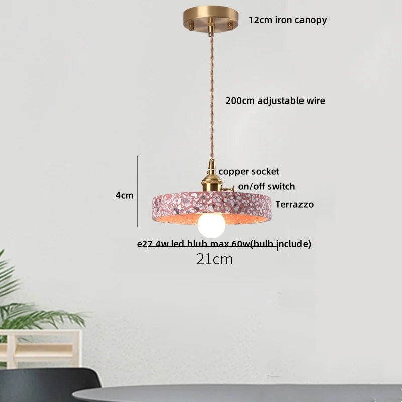 Elegant Marble Pendant Light