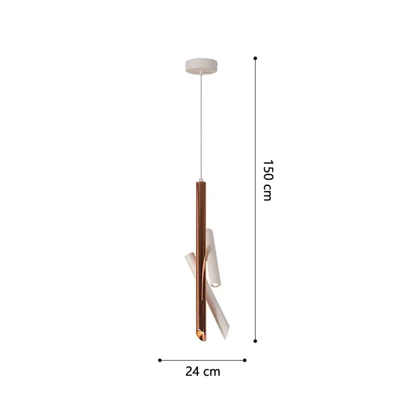 Vertical LED pendant light