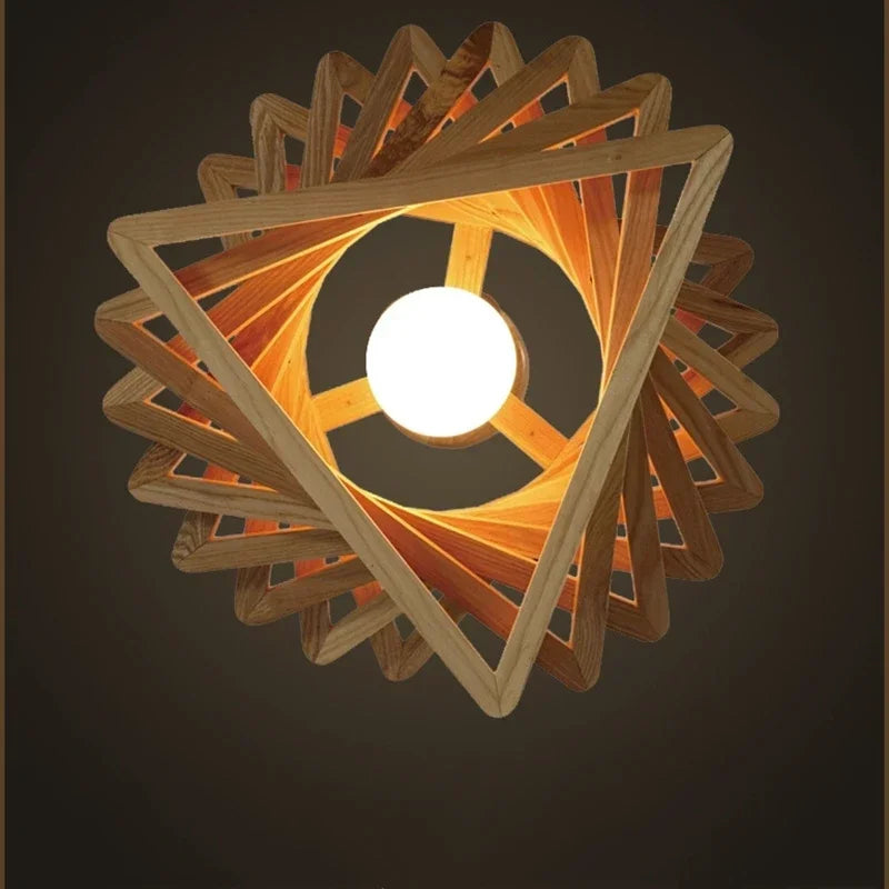 Nordic Wooden Design Lamp