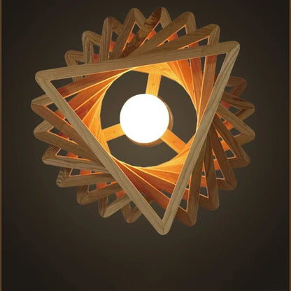 Nordic Wooden Design Lamp