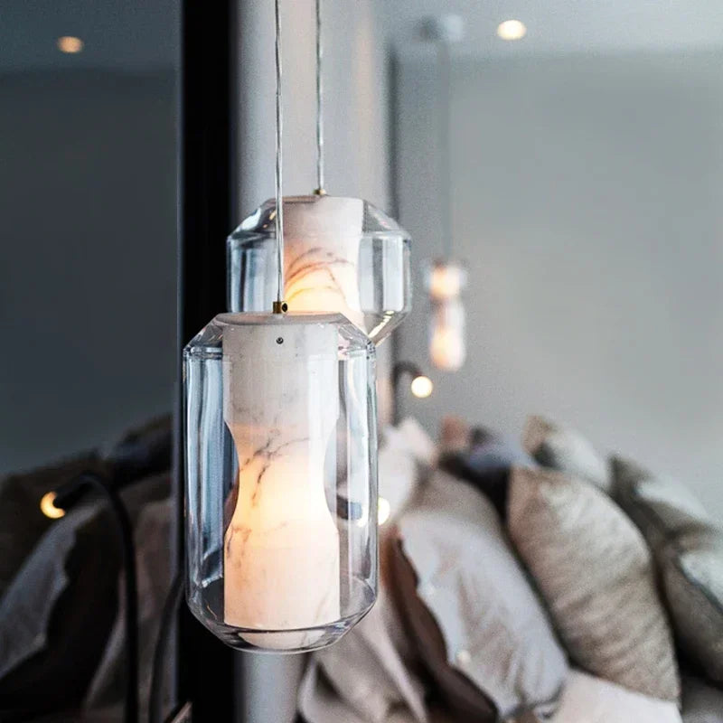 Luxurious LED Glass Pendant Light