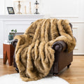 Thornaeus Boho Faux Fur Blanket