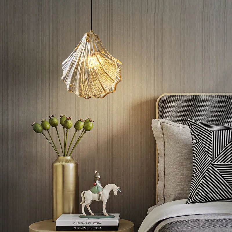 Elegant LED Shell Ceiling Light