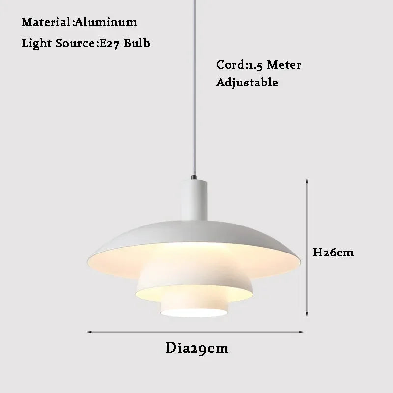 Gradient design pendant light