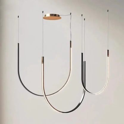 Designer lines ceiling lamp
