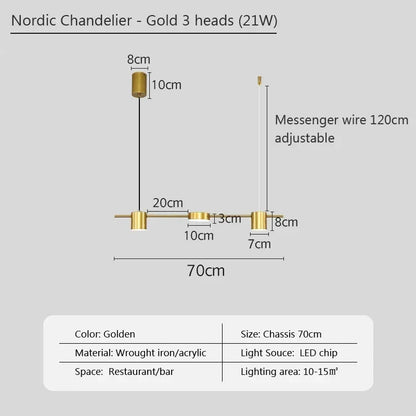Modern Linear Pendant Light