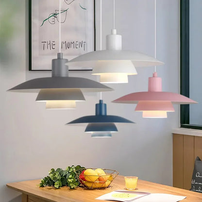 Gradient design pendant light