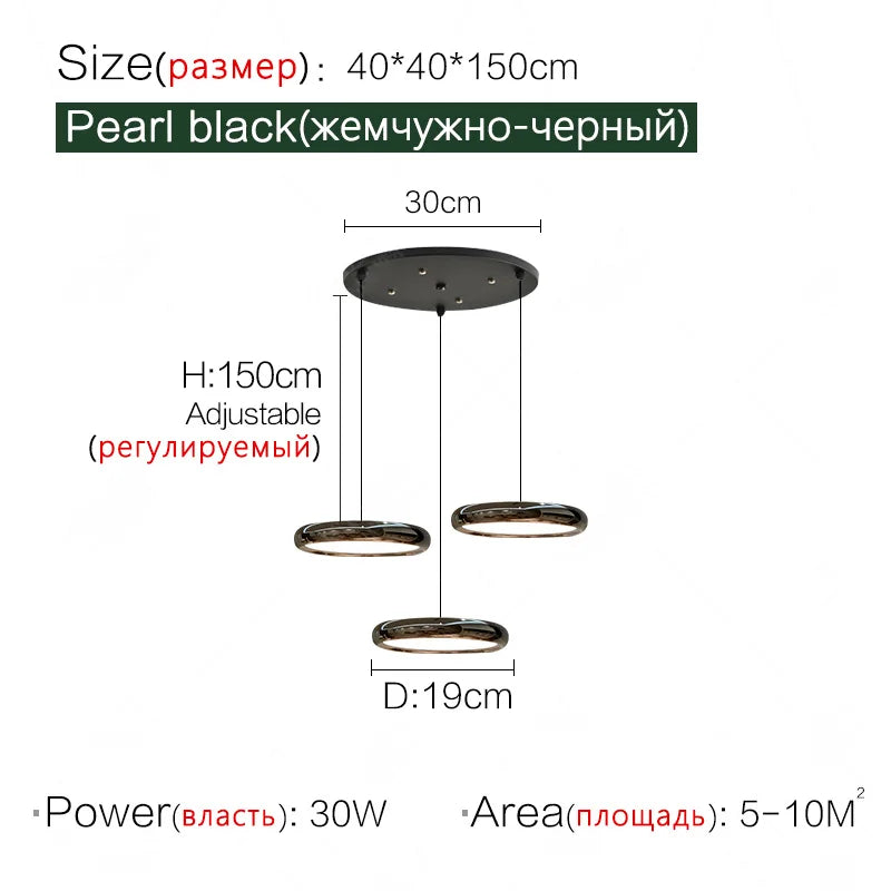 Elegant Aluminum Pendant Lamp