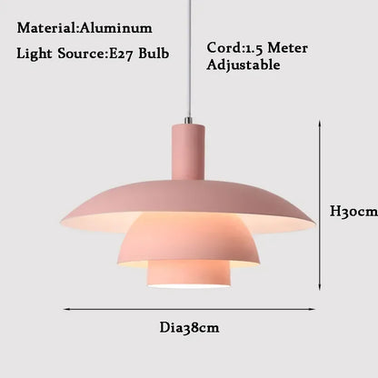 Gradient design pendant light