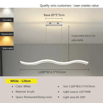 Modern Linear Pendant Light