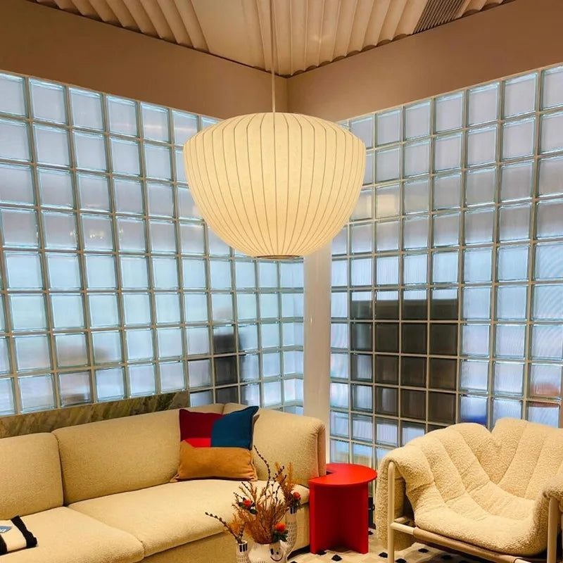 Nordic fabric ceiling lamp