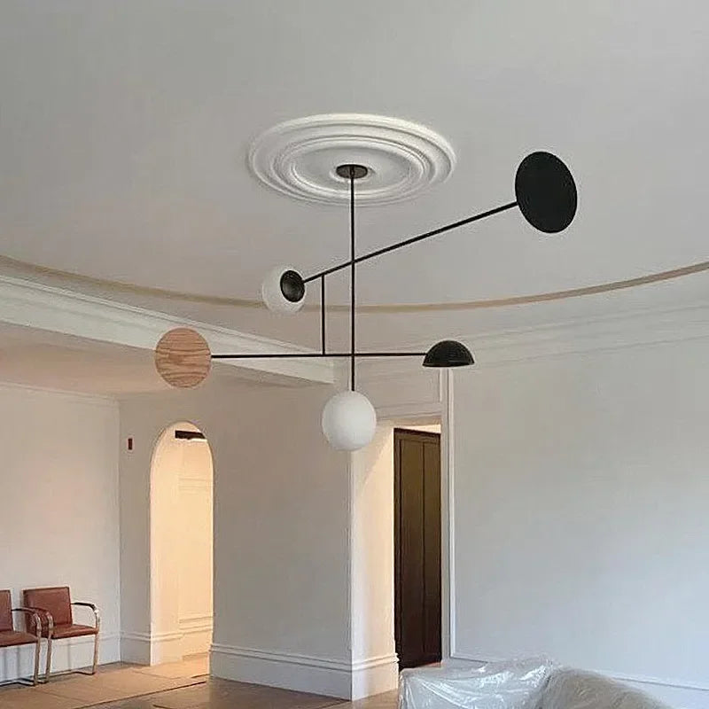 Geometric LED pendant light