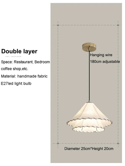 Scandinavian Fabric Pendant Lamp