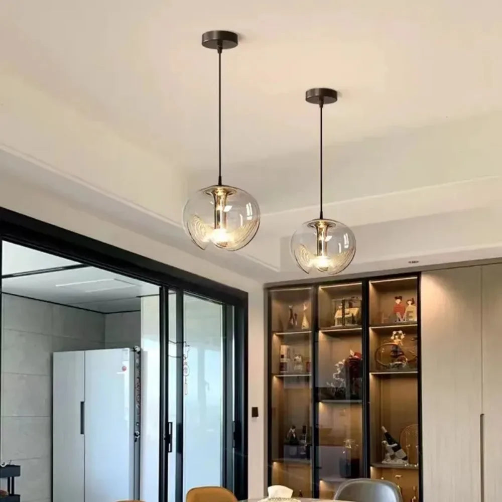 Nordic Style Glass Lamp
