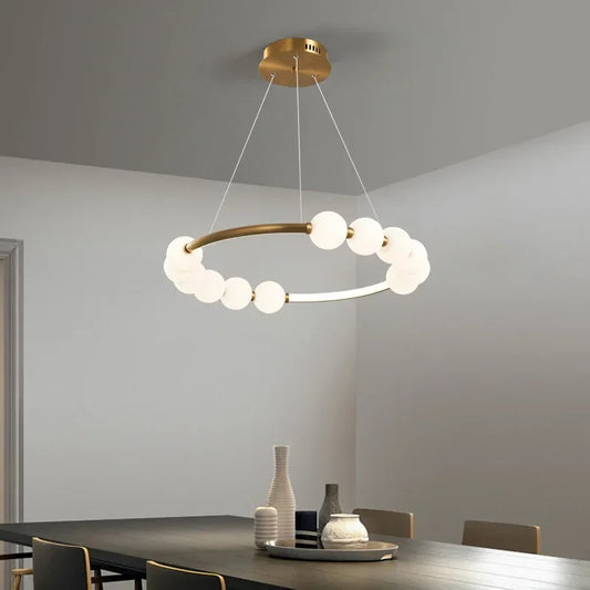 Acrylic Ball LED Chandelier