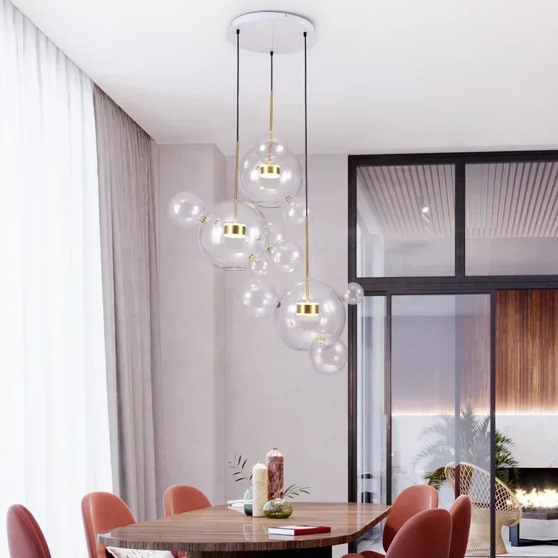 Italian Glass Chandelier