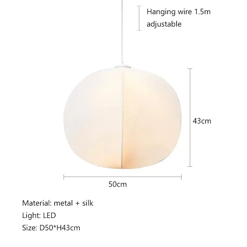Minimalist Fabric Ceiling Lamp