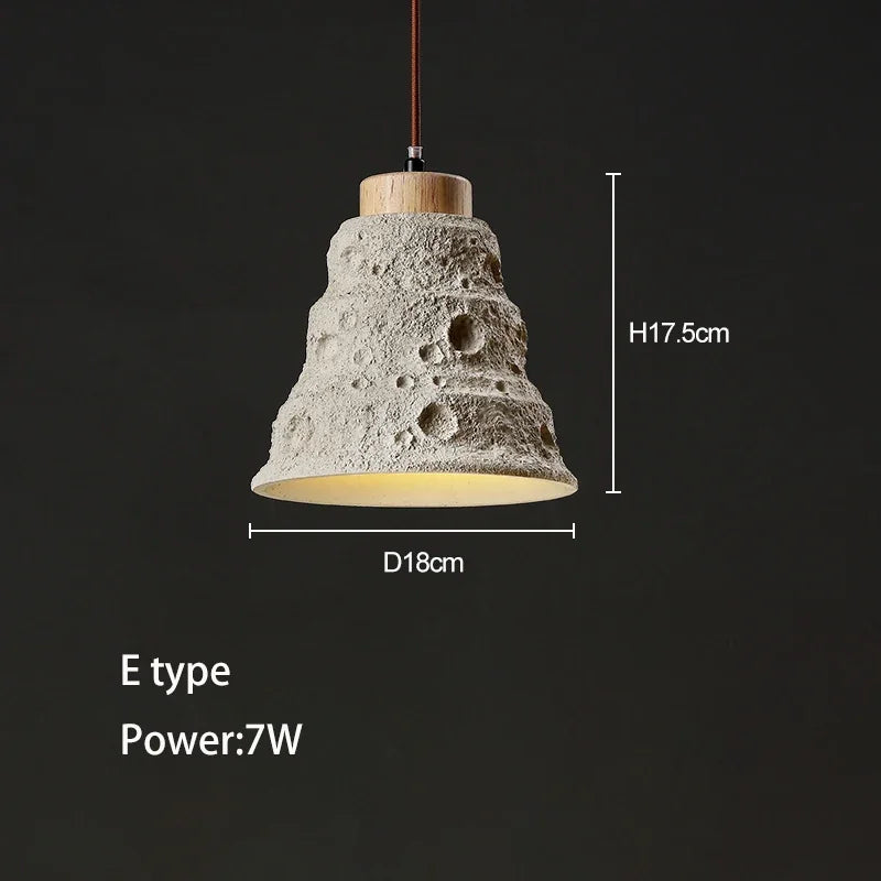 Concrete LED Pendant Light