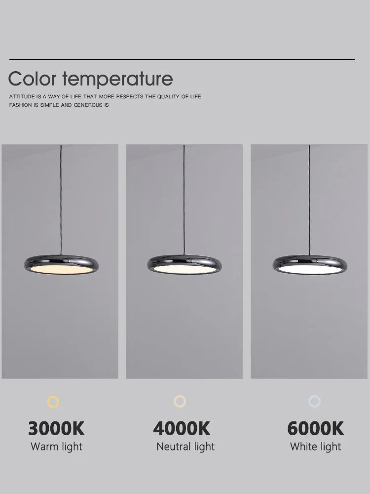 Elegant Aluminum Pendant Lamp