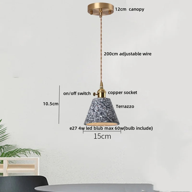 Elegant Marble Pendant Light