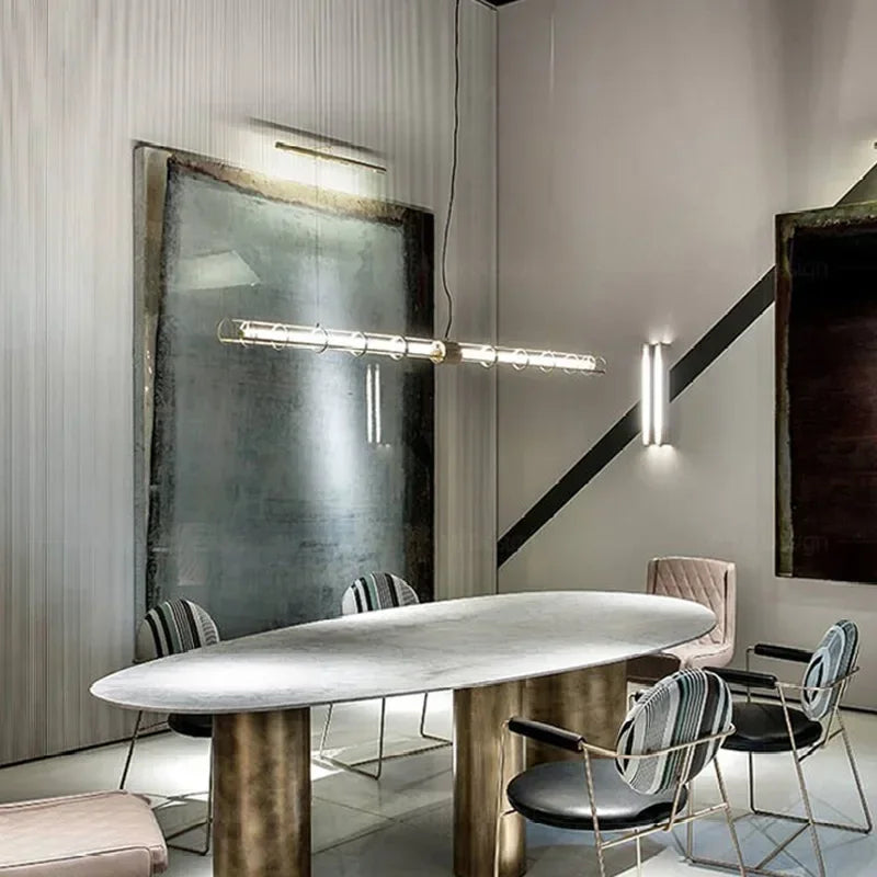 Elegant Steel Ceiling Light