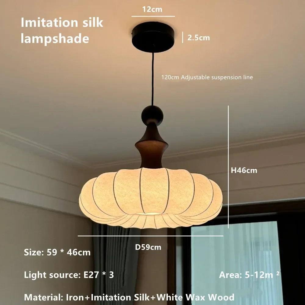Solid wood LED Pendant Lamp
