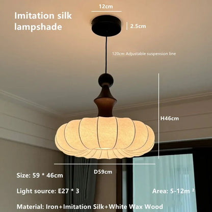 Solid wood LED Pendant Lamp