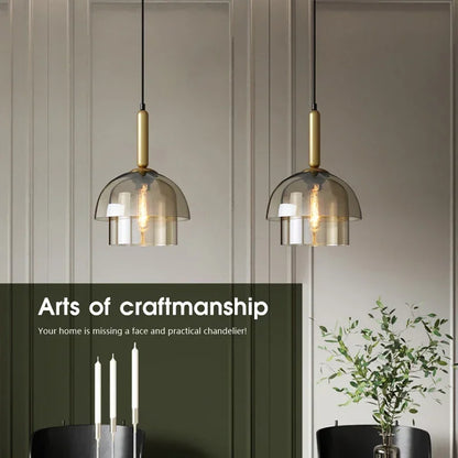 Nordic Elegance Glass Lamp