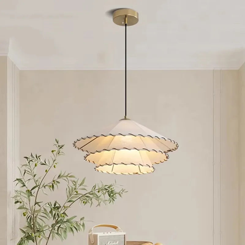 Scandinavian Fabric Pendant Lamp