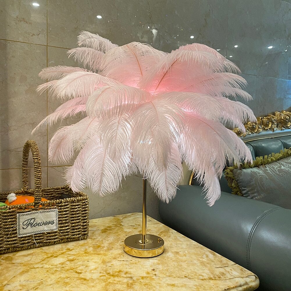 Fluffy Glow Touch Lamp