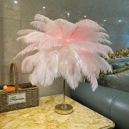 Fluffy Glow Touch Lamp