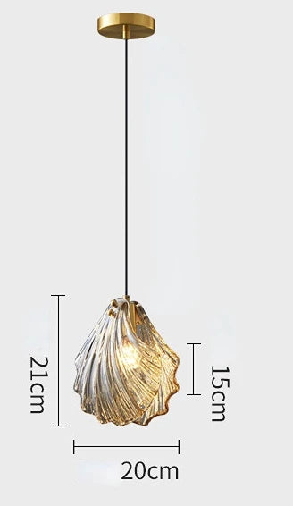 Elegant LED Shell Ceiling Light