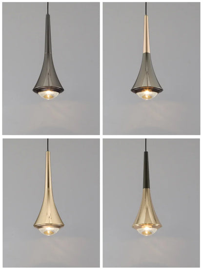Mirror LED pendant light