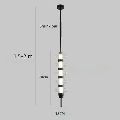 Luxury glass pendant light
