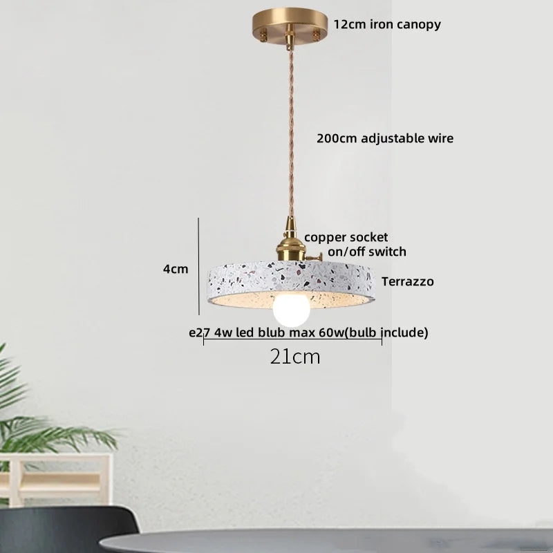 Elegant Marble Pendant Light