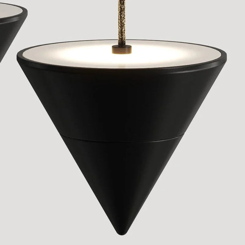 Stylish LED cone hanging light