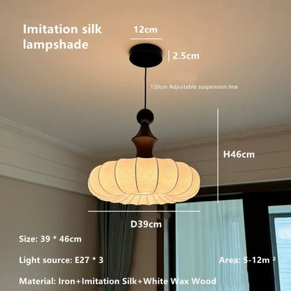 Solid wood LED Pendant Lamp
