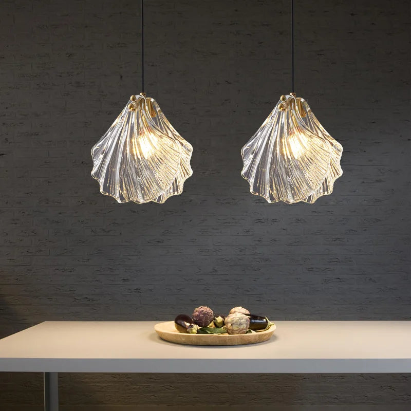 Elegant LED Shell Ceiling Light