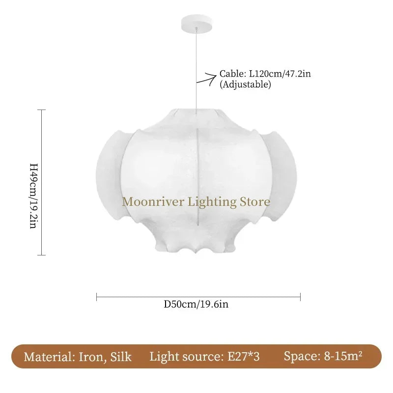 Japanese Silk Lamp