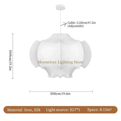 Japanese Silk Lamp