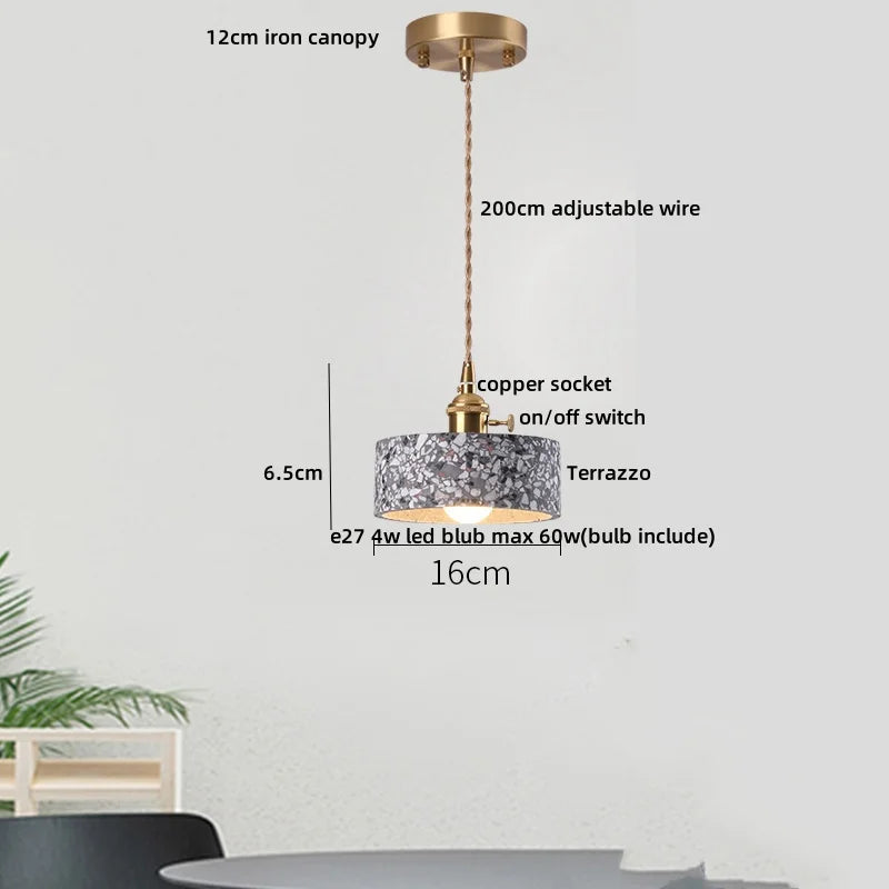 Elegant Marble Pendant Light