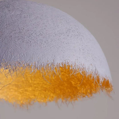 Half-moon LED pendant light