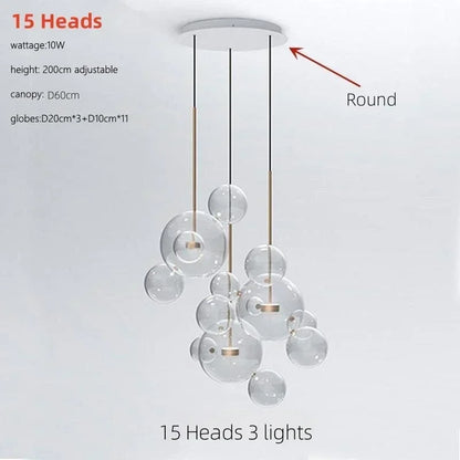 Italian Glass Chandelier