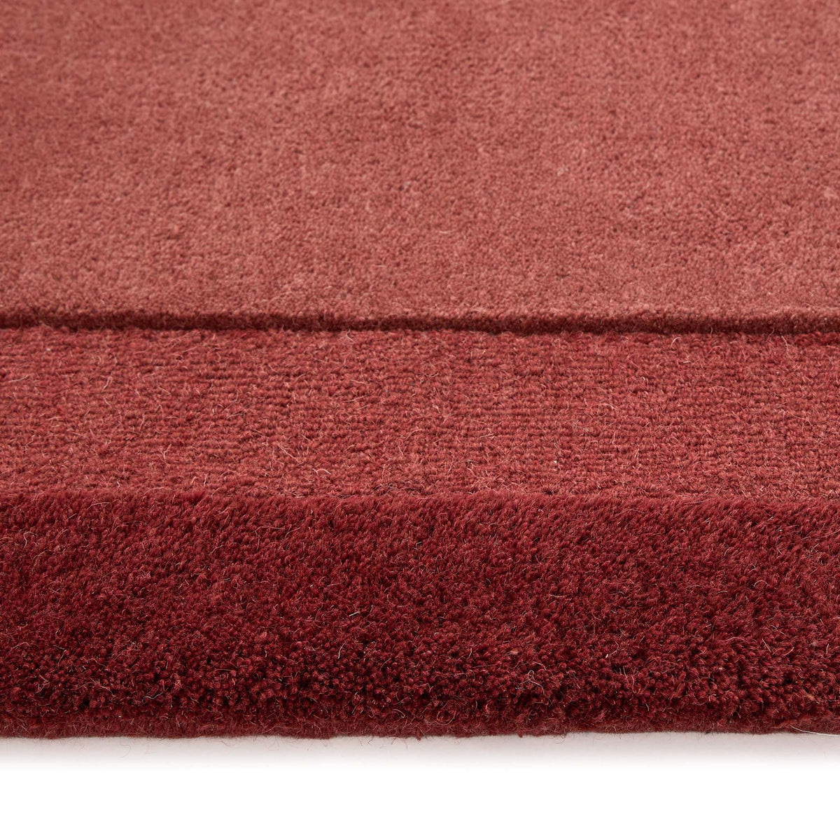 Marvella modern wool border rug
