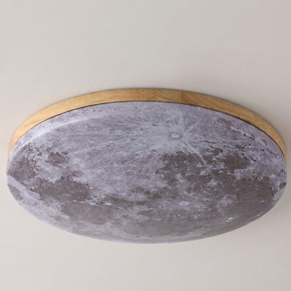 Moon-Inspired Art Deco Ceiling Light