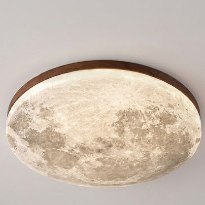 Moon-Inspired Art Deco Ceiling Light