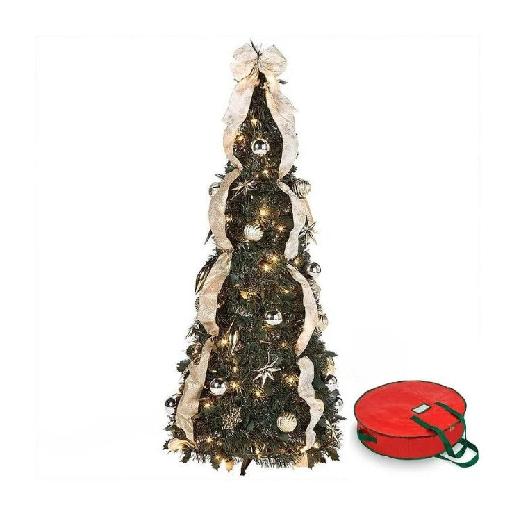 Festive Foldable Decoration for Christmas Tree