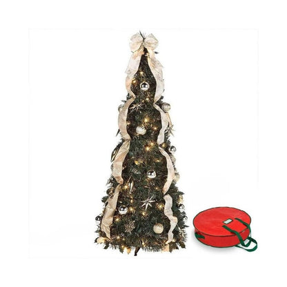 Festive Foldable Decoration for Christmas Tree
